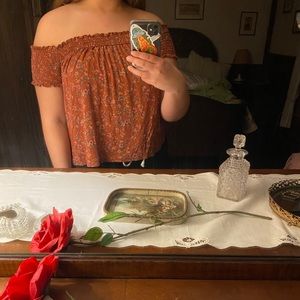 American Eagle Floral Shirt